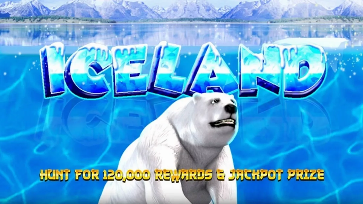 Pemandangan lanskap es yang indah dalam slot Iceland